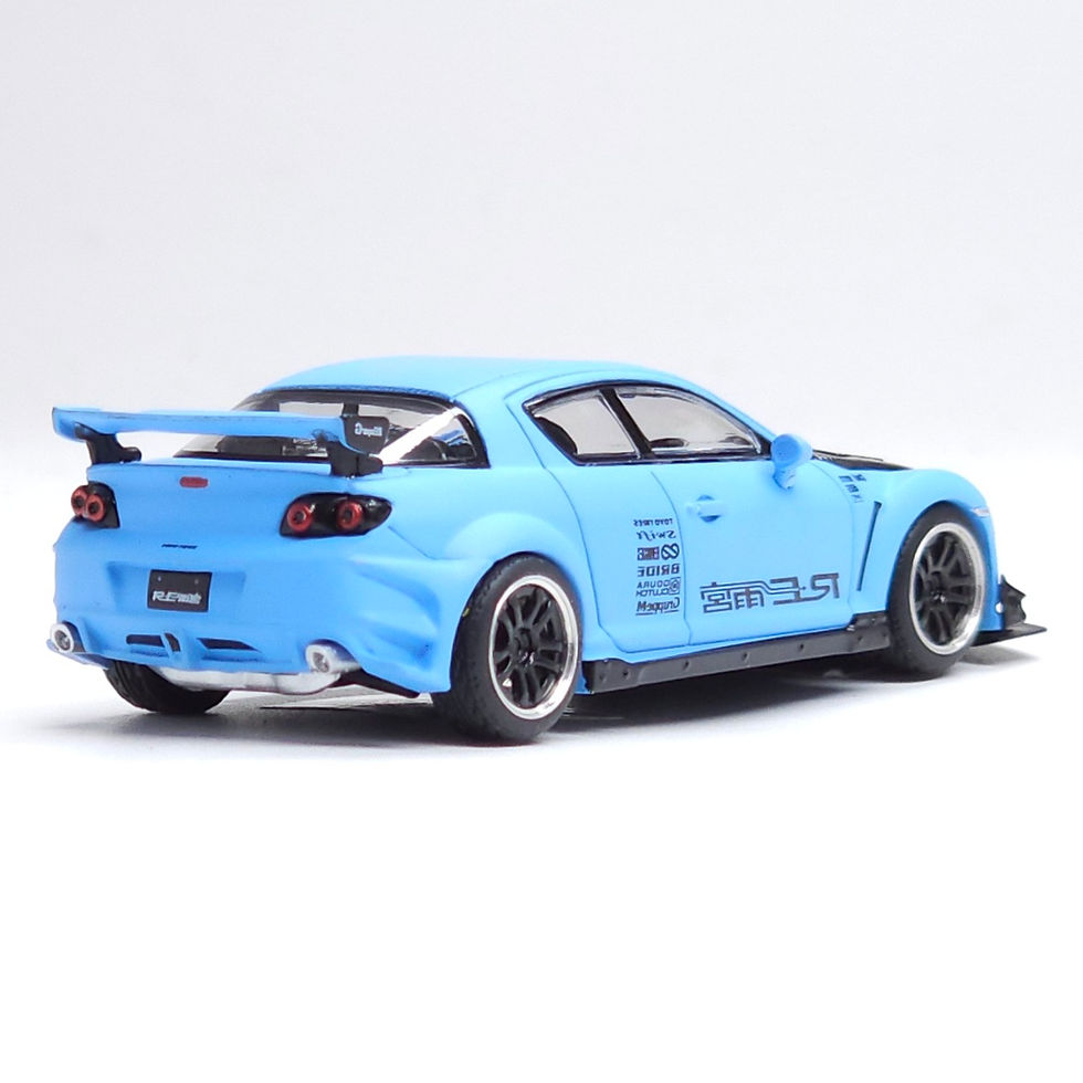 Thumbnail: Pop Race Mazda RX-7 RE Amemiya Light Blue PR64-270