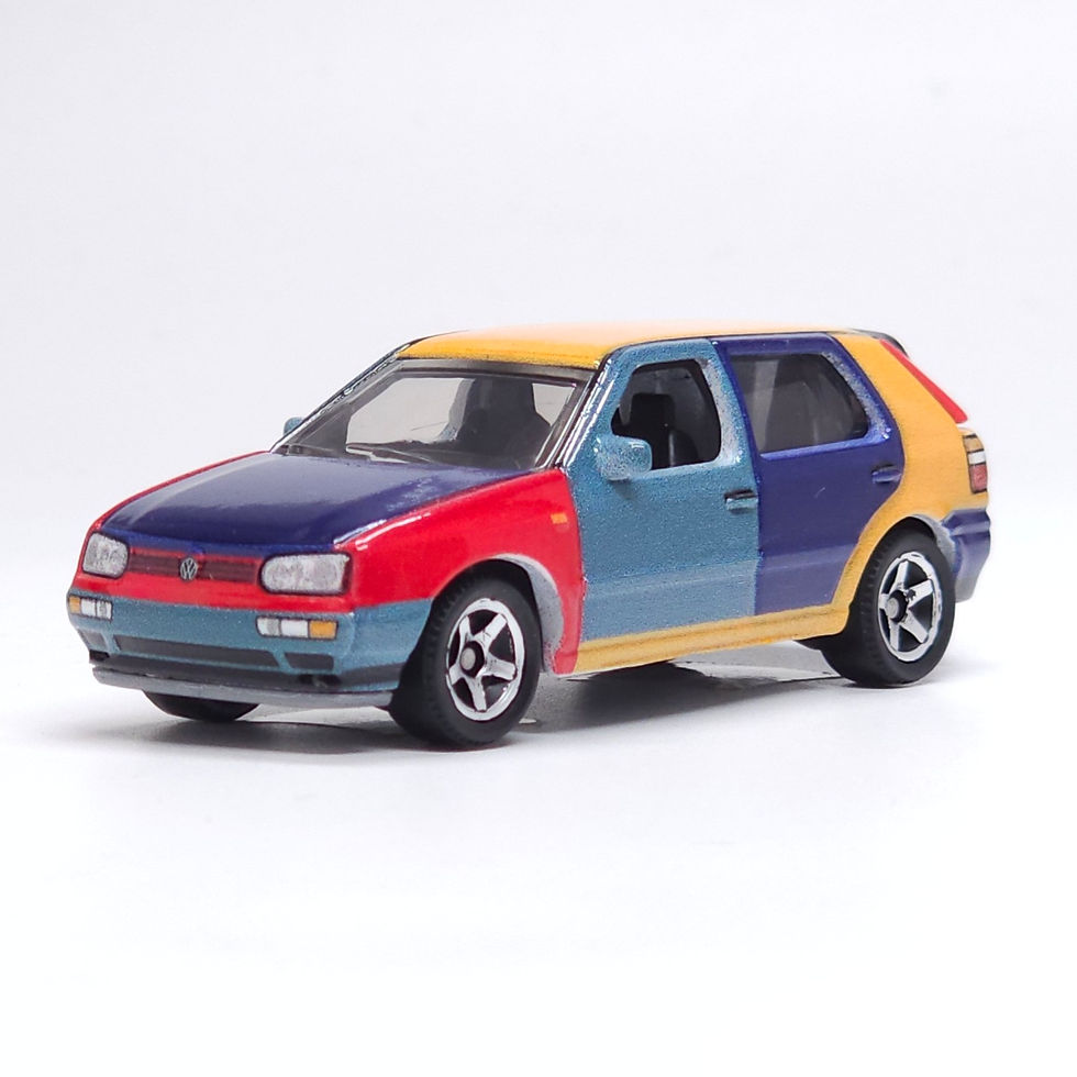 Thumbnail: Matchbox Mattel Creations 1995 Volkswagen Golf MK3 "Harley Quinn"