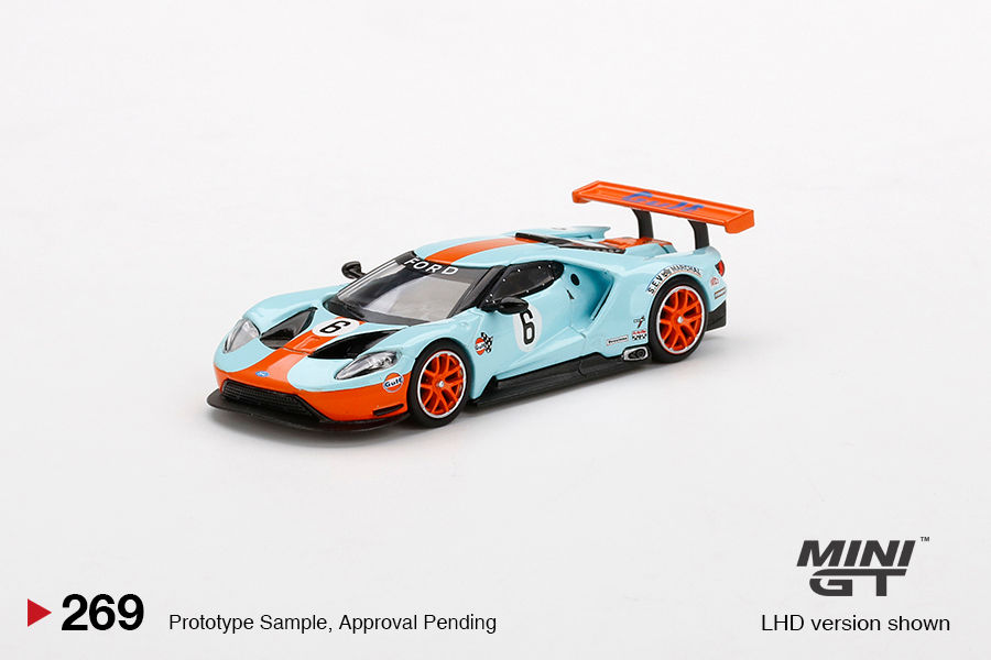 Mini GT Ford GT LM Gulf Blue/Orange#269