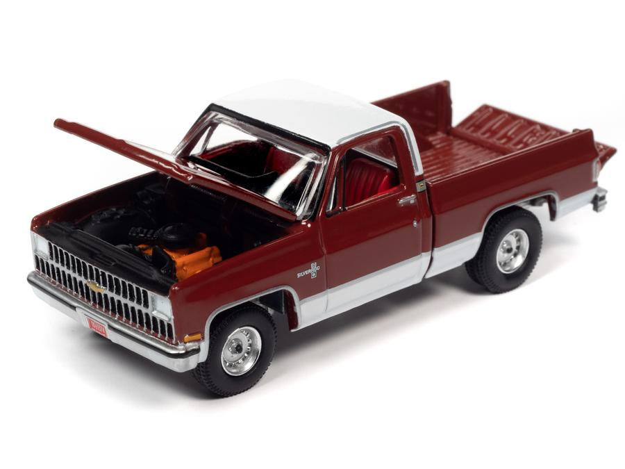 Thumbnail: Auto World 1981 Chevrolet Silverado 10 Fleetside Red & White