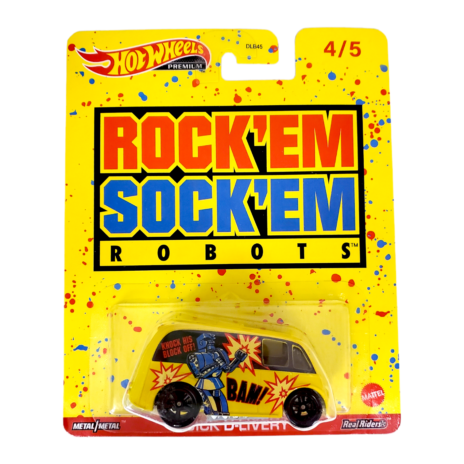 Hot Wheels Pop Culture Rock'em Sock'em Robots Quick D-Livery 4/5