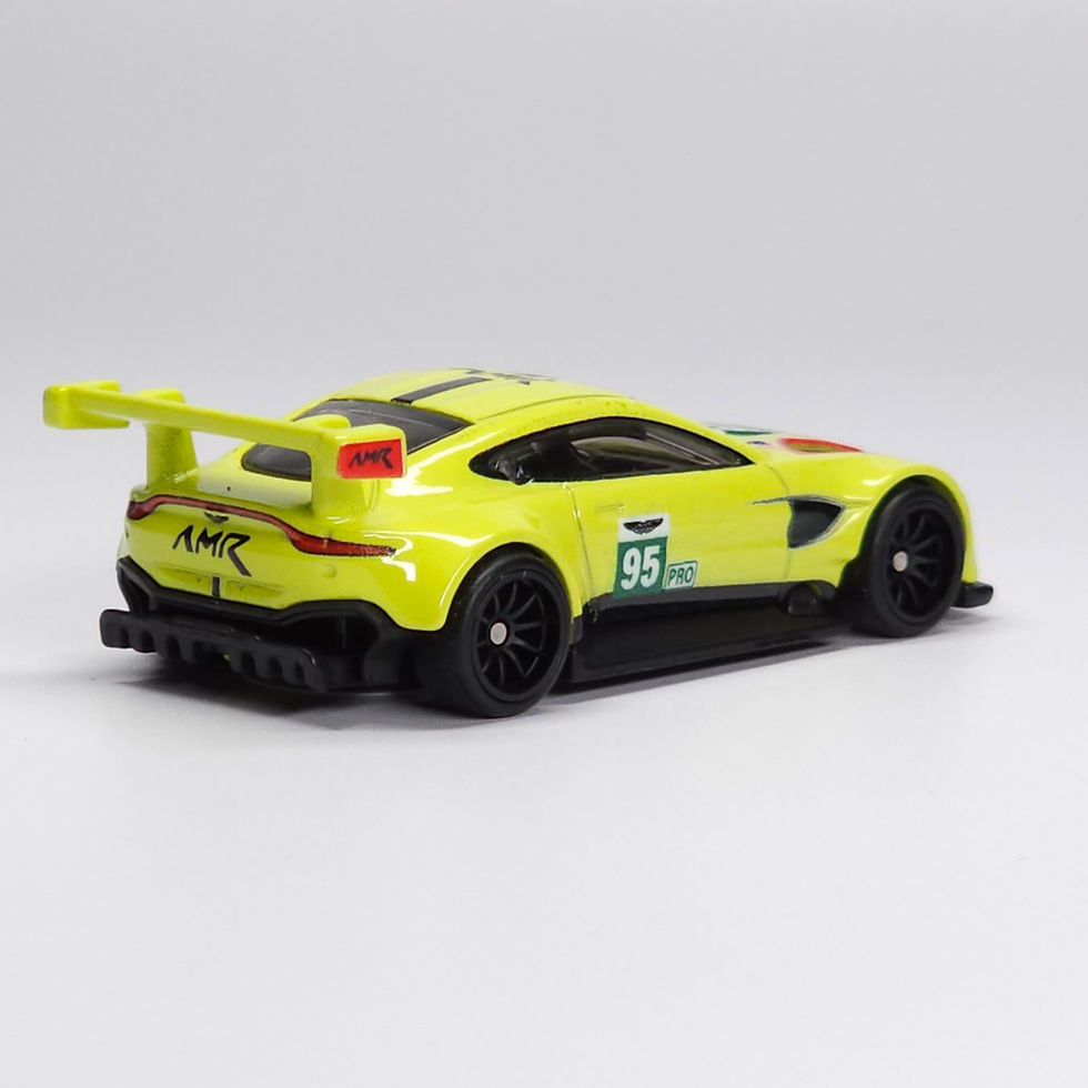 Hot Wheels Premium Race Day Aston Martin Vantage GTE Yellow