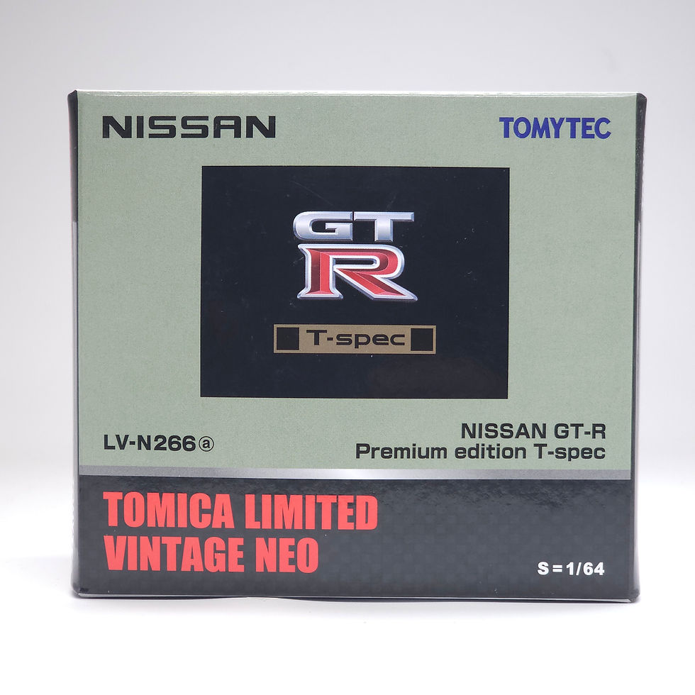 Thumbnail: Tomica LV-N266a Nissan GT-R Premium Edition T-Spec Millennium Jade