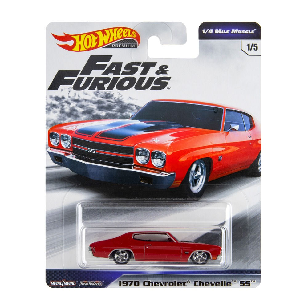 Hot Wheels Fast & Furious 1/4 Mile Muscle 1970 Chevrolet Chevelle SS