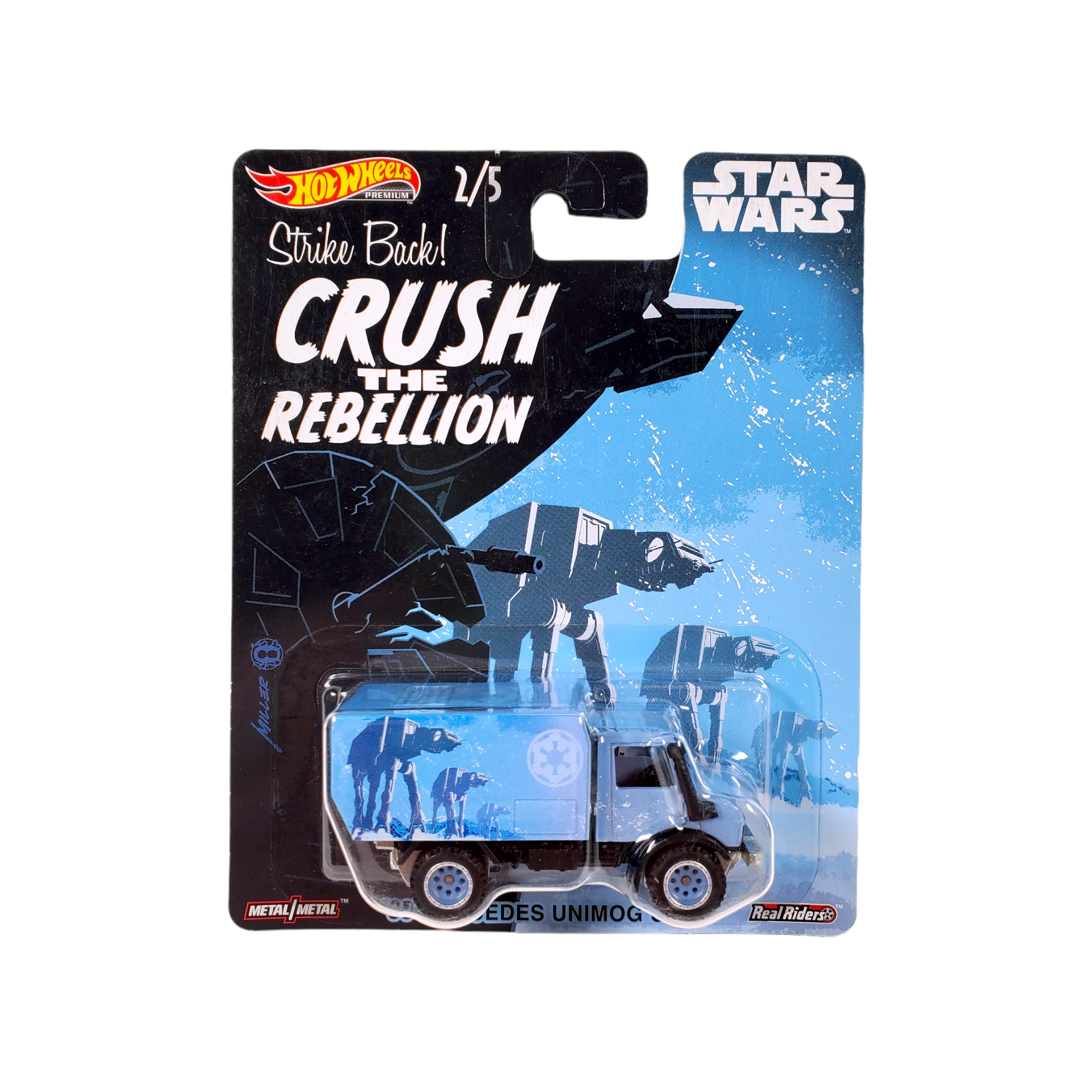 Hot Wheels Pop Culture Star Wars Crush The Rebellion '88 Mercedes Unimog U1300