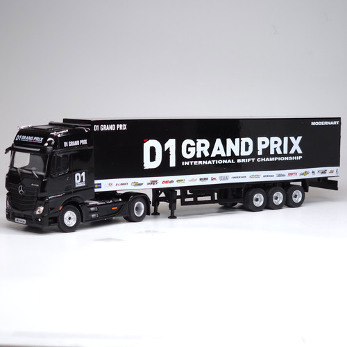 ModernArt Mercedes-Benz Actros Container Truck D1 Black Blade