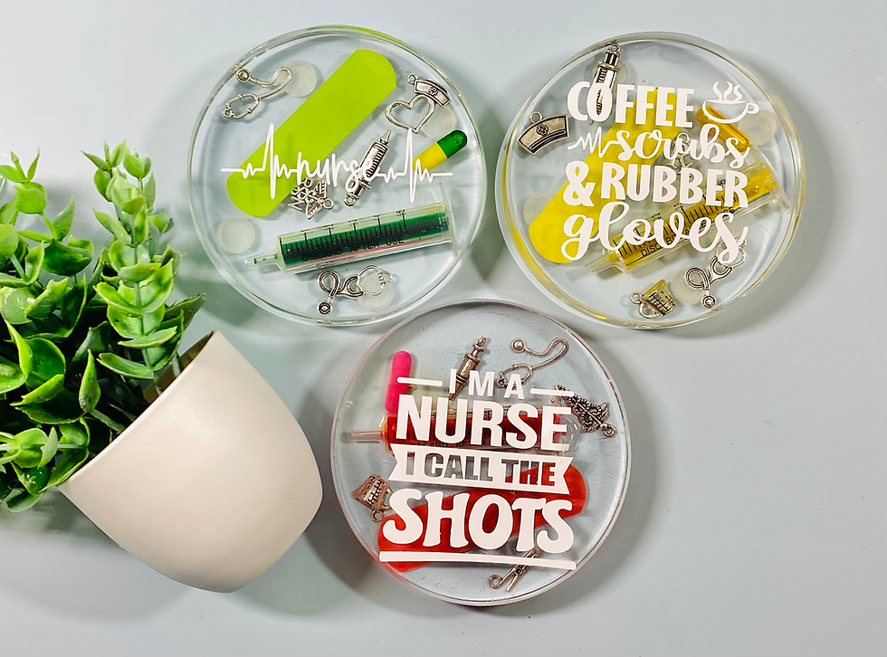Thumbnail: Custom coasters for Healthcare workers