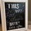 Thumbnail: Antique White Chalkboard Frame