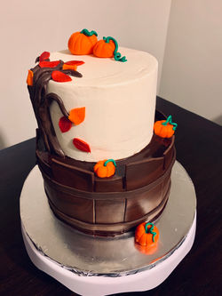 2 Tier 8" & 6" Cake