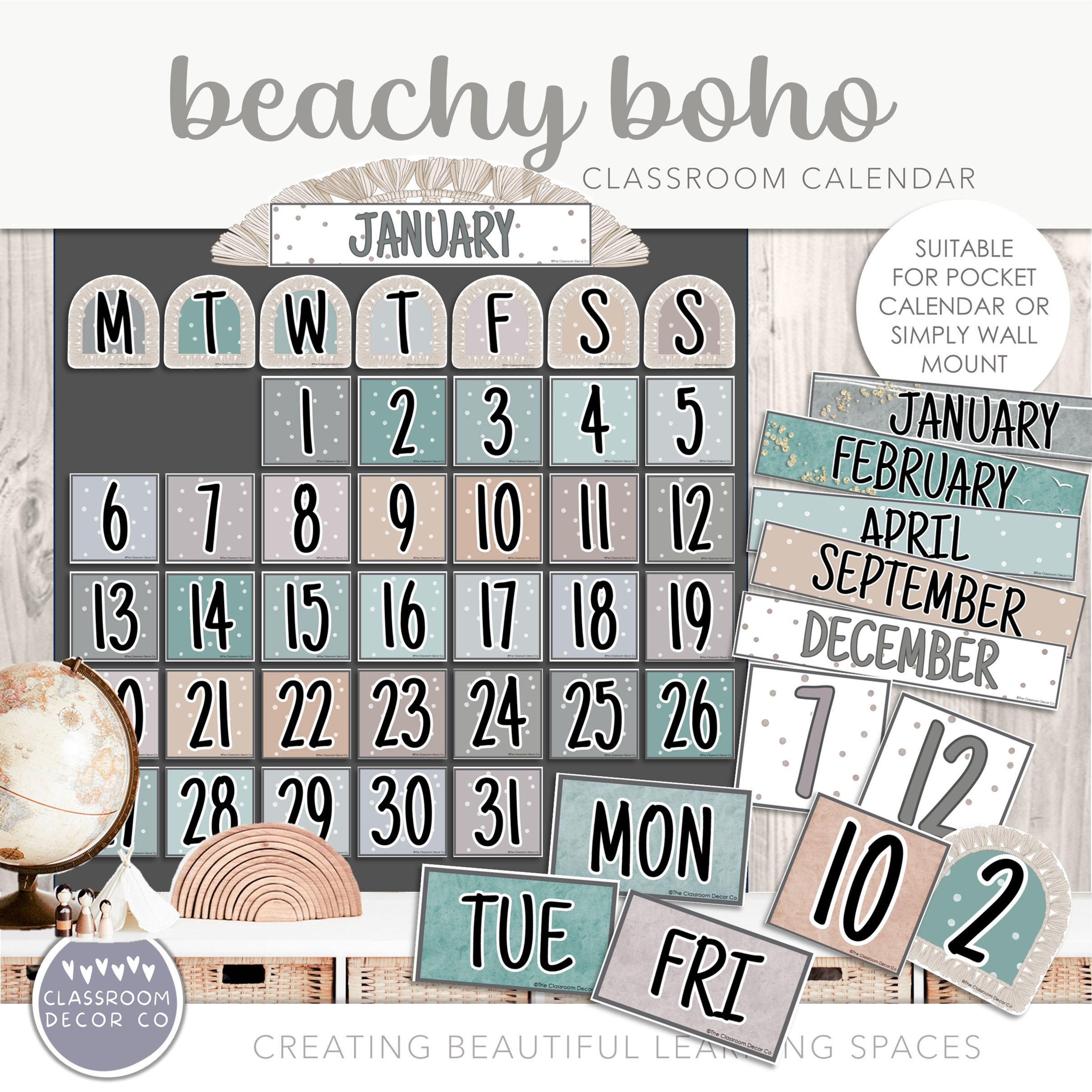 Beachy Boho | Calendar