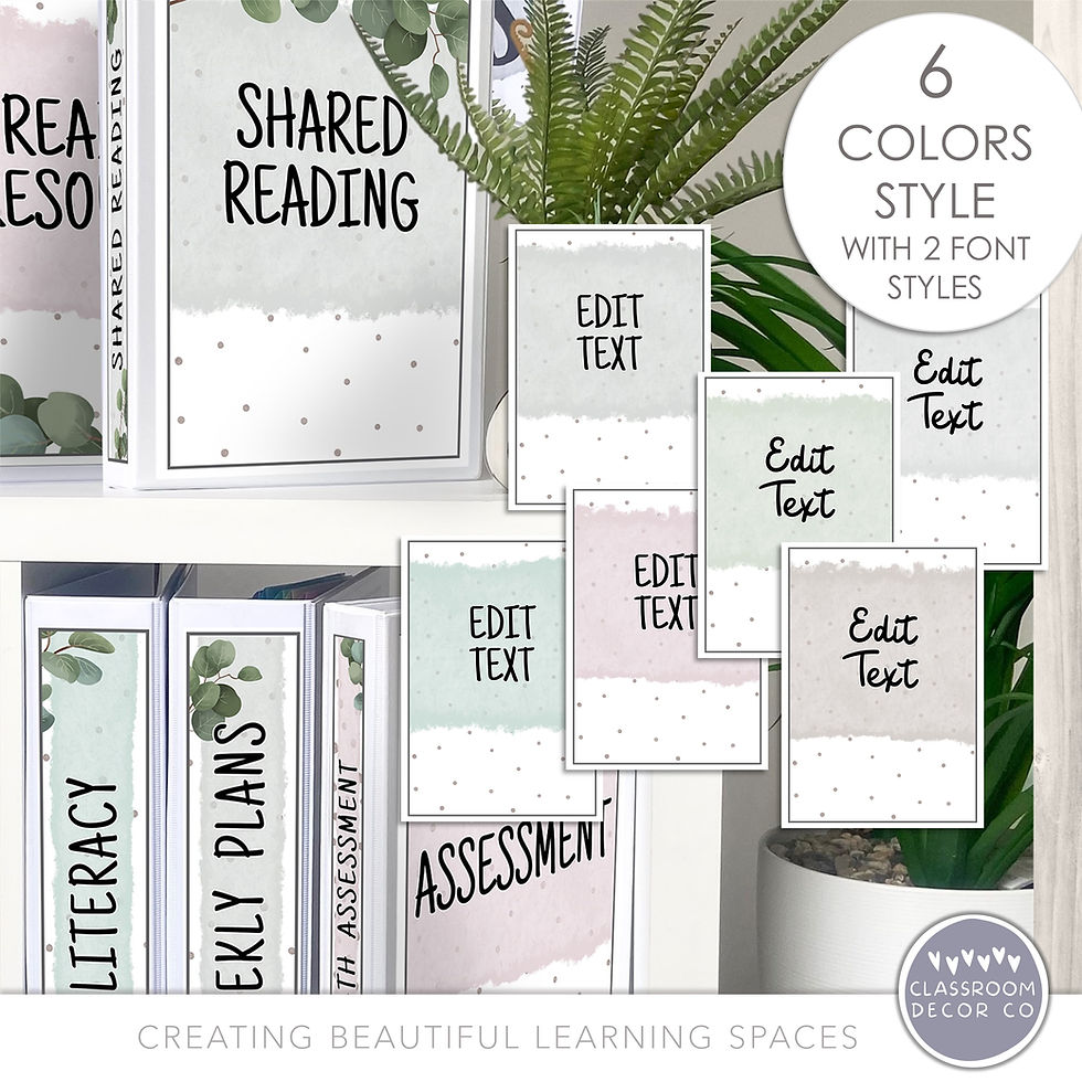 Thumbnail: Eucalyptus | Organization Mini Bundle