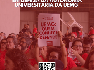 Assine o Manifesto em Defesa da Autonomia Universitária da UEMG