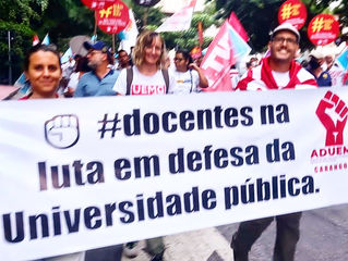 Reunidos em assembleia geral, docentes da UEMG votam pela continuidade da greve