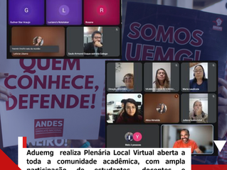 ADUEMG INFORMA: PLENÁRIA LOCAL EM BARBACENA