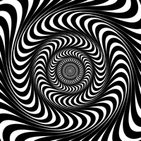 Image of hypnosis spiral representing the feeling of being hypnotized