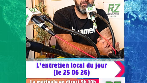L'entretien local du jour (25 06 26) Fabien présente Détours du Monde 2026