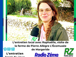 L’entretien local avec Raphaëlle, visite de la ferme de Pierre Allègre L’Écomusée  de Margeride.  "En plein cœur du village de Loubaresse, la ferme de Pierre Allègre a conservé son architecture traditionnelle et vous invite à remonter le temps pour découvrir la vie des paysans de Margeride il y a plus de 150 ans.