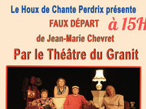 Info Rz : La troupe Théâtre du Granit de St Chély d’Apcher avec « Faux Départ » 11 10 26 à (Vabres)