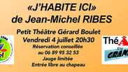 Info/ CCL Atelier théâtre ados vous présente une pièce de Jean Michel Ribes J’habite ici 