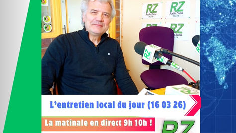 L'entretien local du jour (16 03 26) Pascal de la librairie le rouge et le noir présente la 4éme édition du salon saint en poche ! Infos, dates et horaires, lieu de rendez-vous !  Replay sur www.radiozema.com avant 12h !