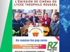 Les Scolaires 2026 diffusion le mardi et mercredi à 14h45 et le week-end -  Nouvel épisode : Les Pop Corns Saison 3 Episode Final (enregistrée le 25 03 26)  le débat, les bandes annonces et pauses musicales, leur avis et remerciements!  Le replay sur radiozema.com !  #news #cinema #educationlocale #emission #replayradio