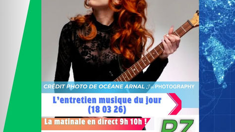 L'entretien musique du jour (18 03 26) - Océane Arnal, artiste, chanteuse comédienne, présente son titre Since et son actu, concerts à venir, nouvelles créations !   Le replay est à écouter avant 11h sur radiozema.com.  #news #actumusique #agendaculturel #radio #replay