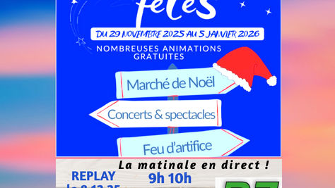 REPLAY RZ / L'entretien local du jour ( 8 12 25) - Nathalie présente Marvejols en Fête de noël et concerts