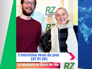 REPLAY RZ / L'entretien local du jour (27 01 26) - Chantal et Victor projet de concertation place du marché (st chely) Radio Zéma et une édition locale avec cet entretien sur le dossier actuel à St Chely et qui a permis de recueillir l'avis des habitants sur le devenir de la place du marché en lien avec la commune. Replay disponible sur radiozema.com!