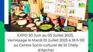 Info / EXPO ANNUELLE CCL + Vernissage Centre Socio-culturel (St Chely)