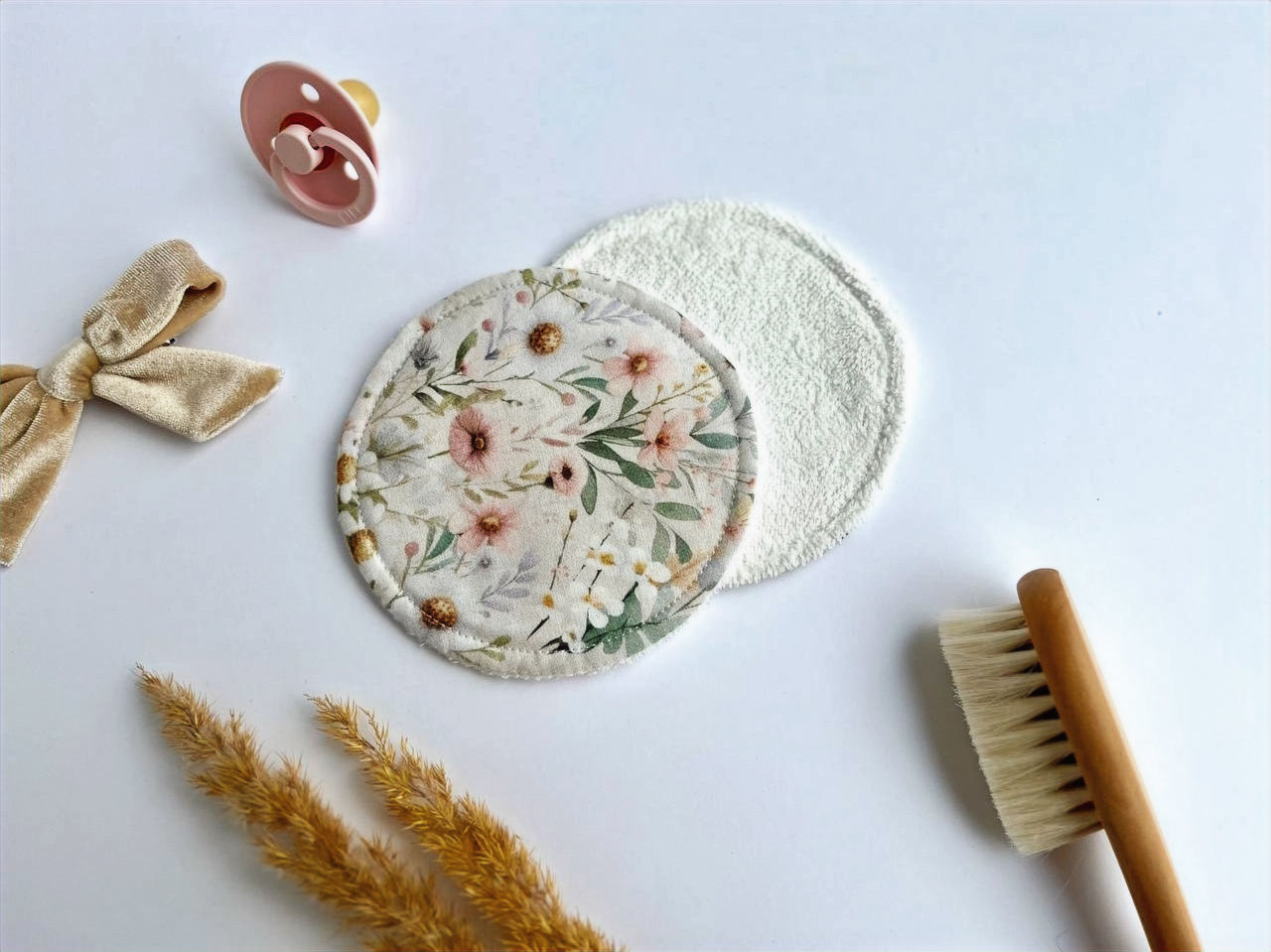 Discos de lactancia de bambú reutilizables