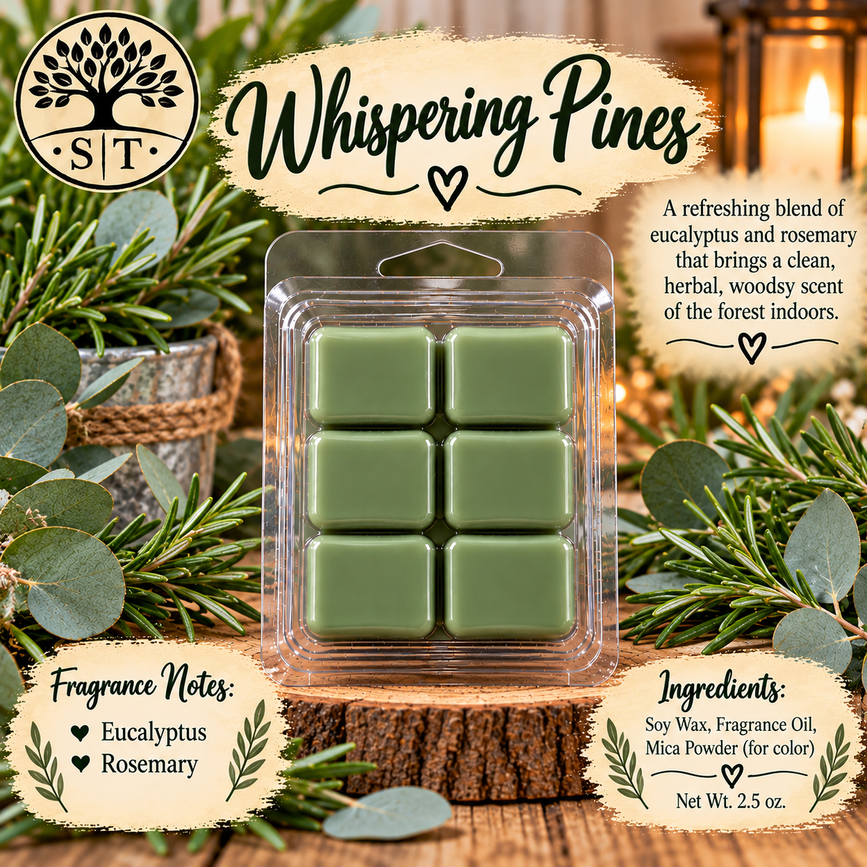 Whispering Pines Wax Melts