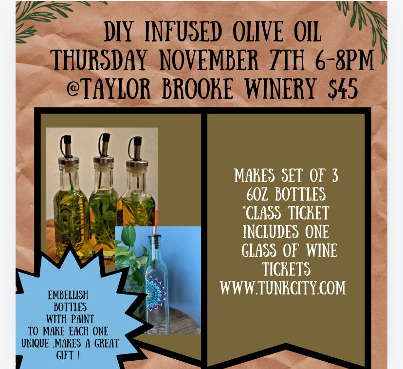 Infused Olive Oil @ Taylor Brooke Winery 