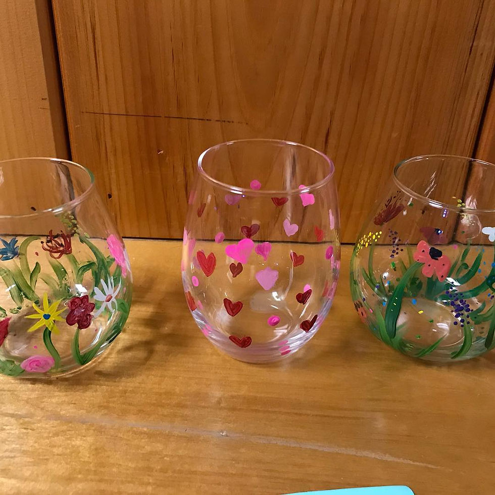 Wine Glass Painting 