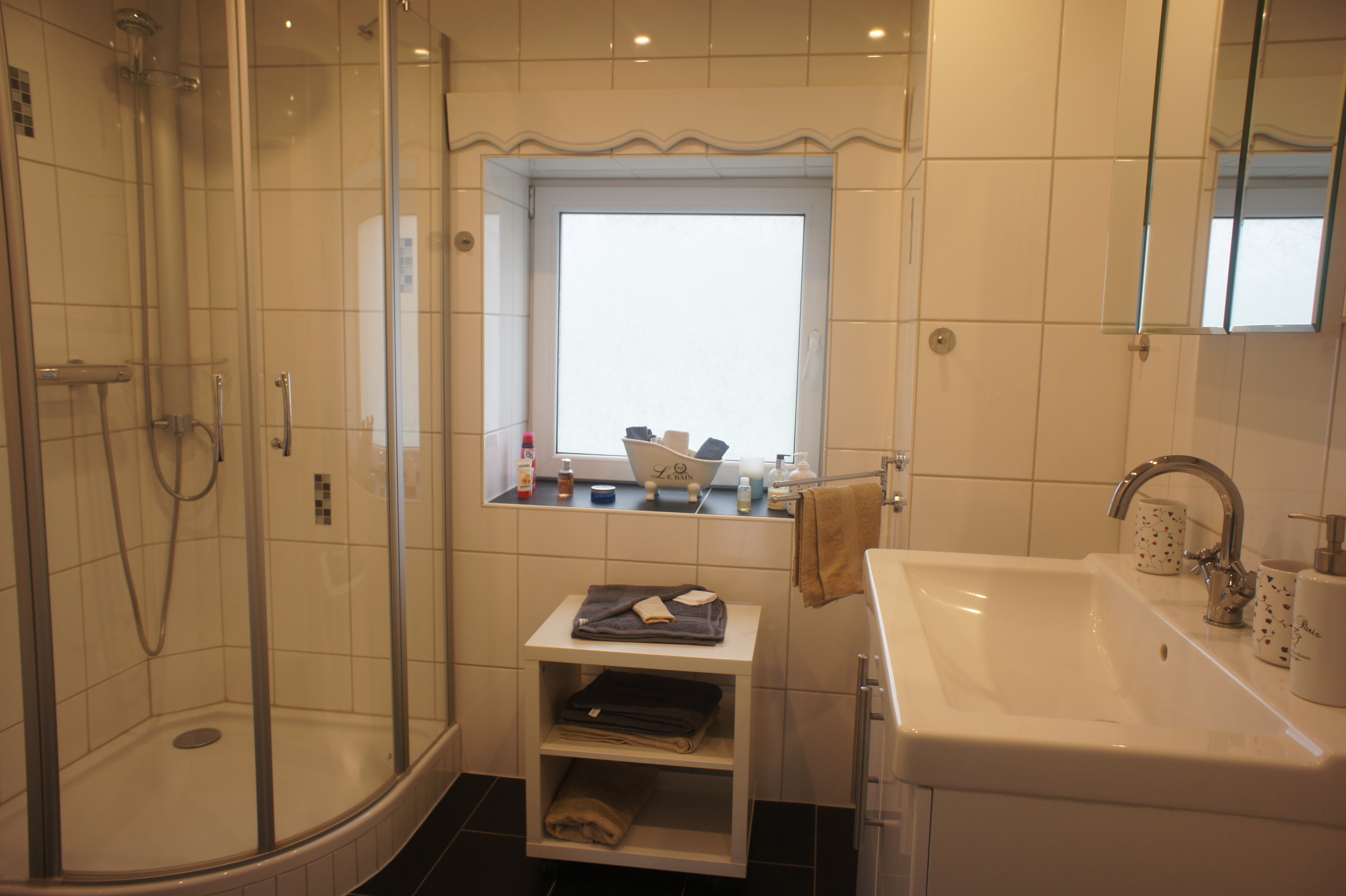 ferienhaus Bad mit duche