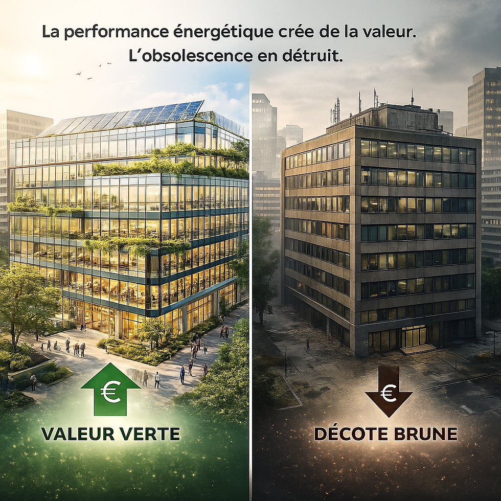 valeur verte ou décote brune