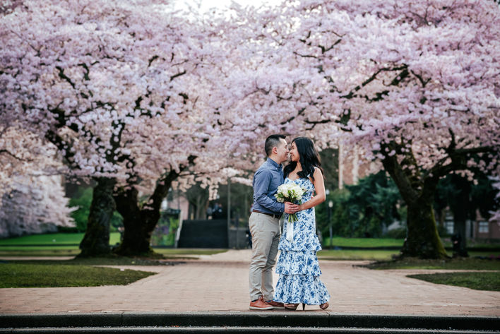 Couples Cherry Blossom Session