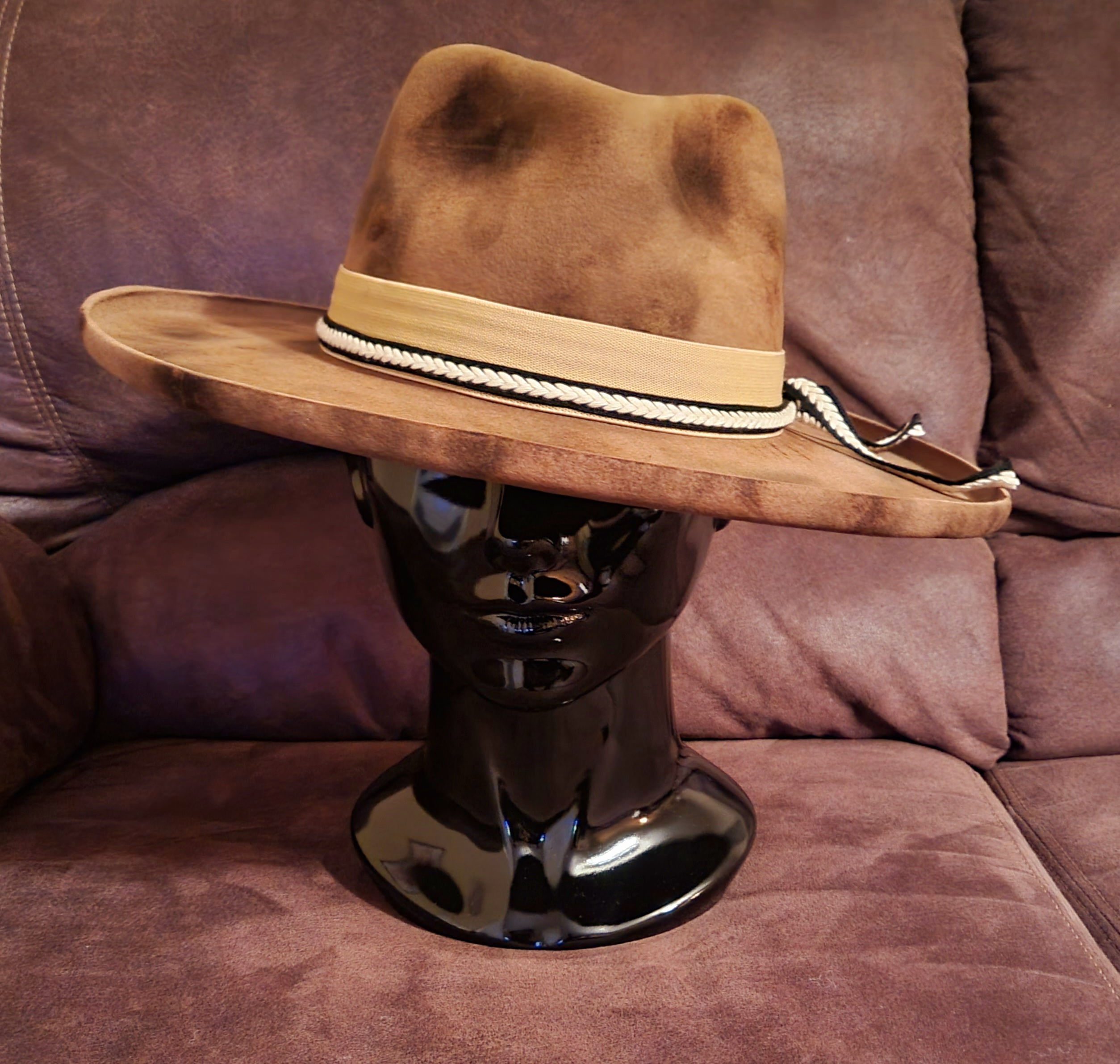 Marq Moloca Burned Wide Brim Fedora