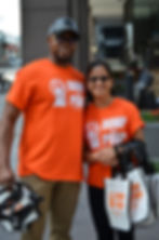 Two Cubic employees volunteer on their day off