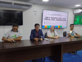 Evento de encerramento fechamento do Abril Verde Realizado pelo Cerest Regional Municipal de Manaus.