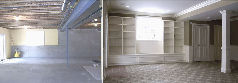 Basement renovation expands your living space