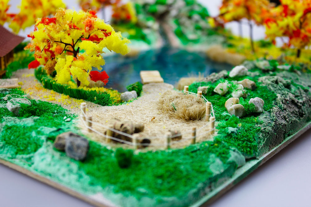 Осінній мінісвіт з набору Дзеркало осені CraftLandia