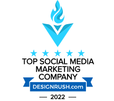 DesignRush social media marketing company badge