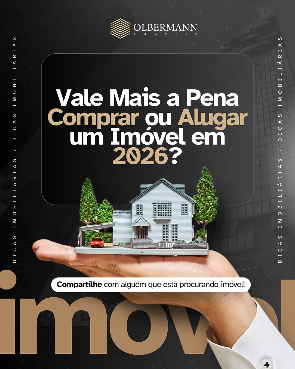 🏡Vale Mais a Pena Comprar ou Alugar um Imóvel em 2026?