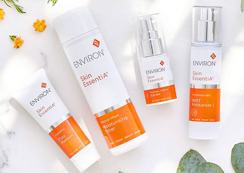 Environ Essentia Moisturizing Toner, clay mask, Eye gel and Moisturizer