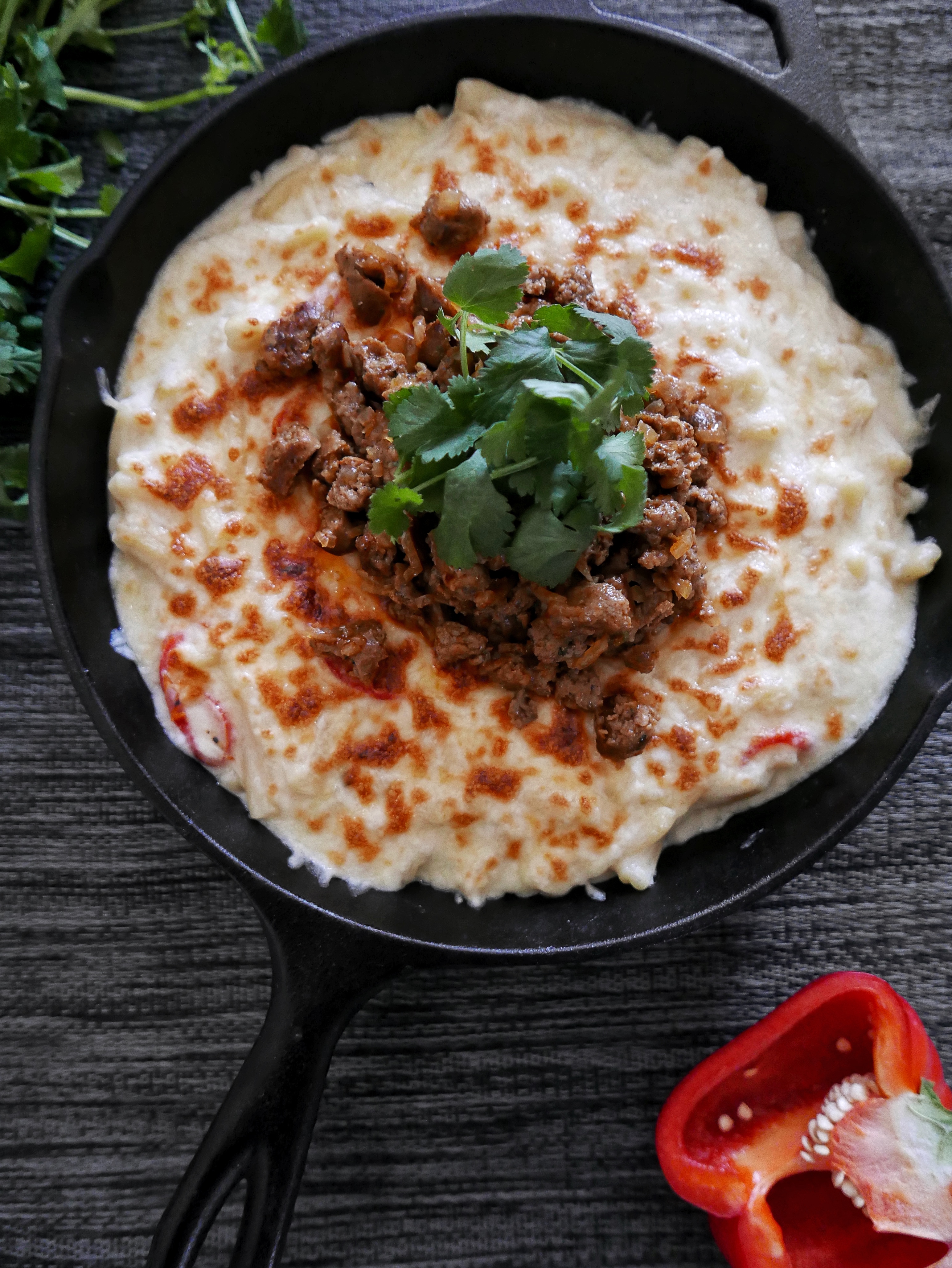 queso fundido mac