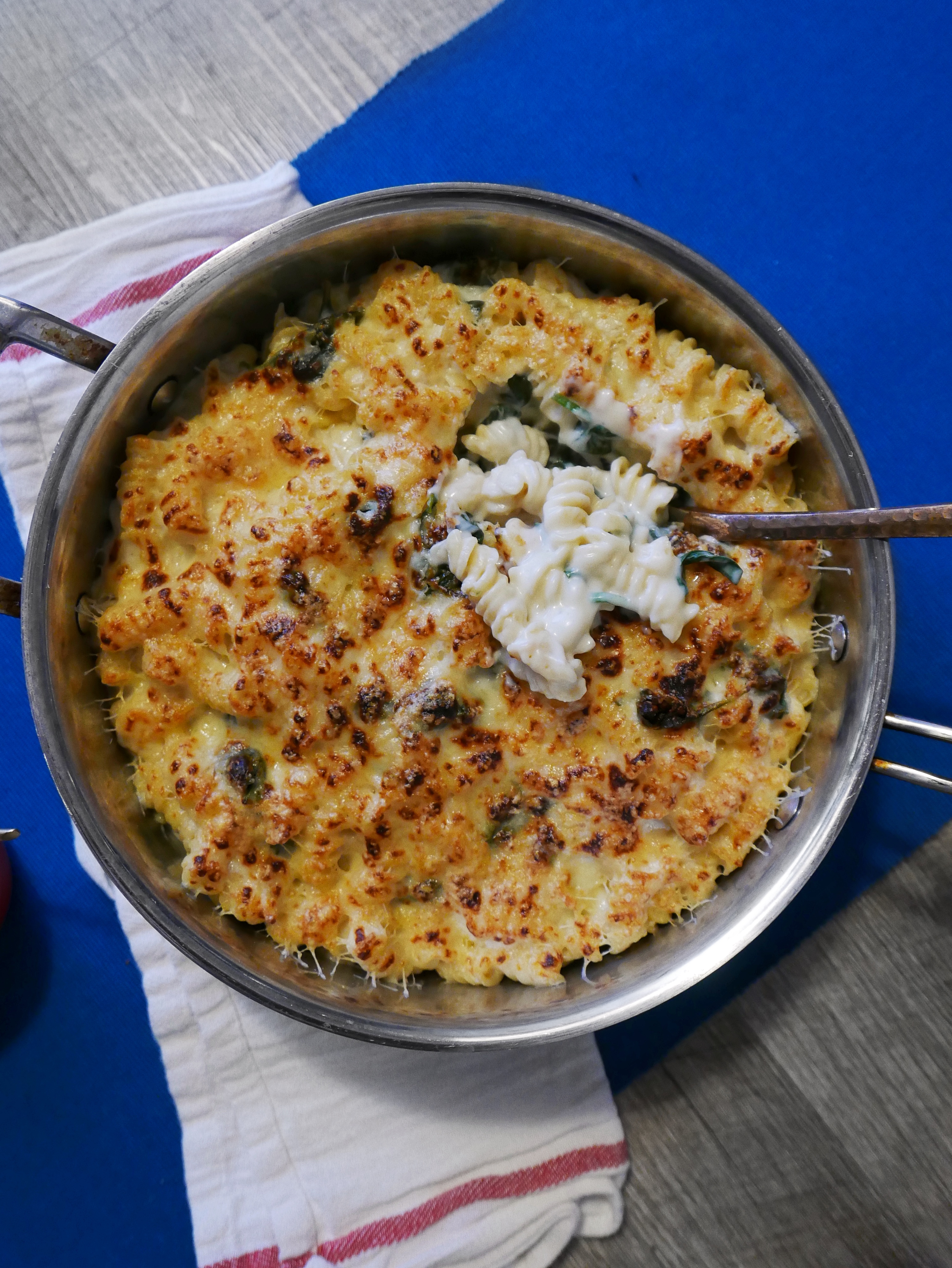 creamy garlic mac