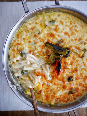 shishito mac and cheese
