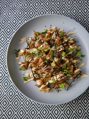 asian roasted sunchokes