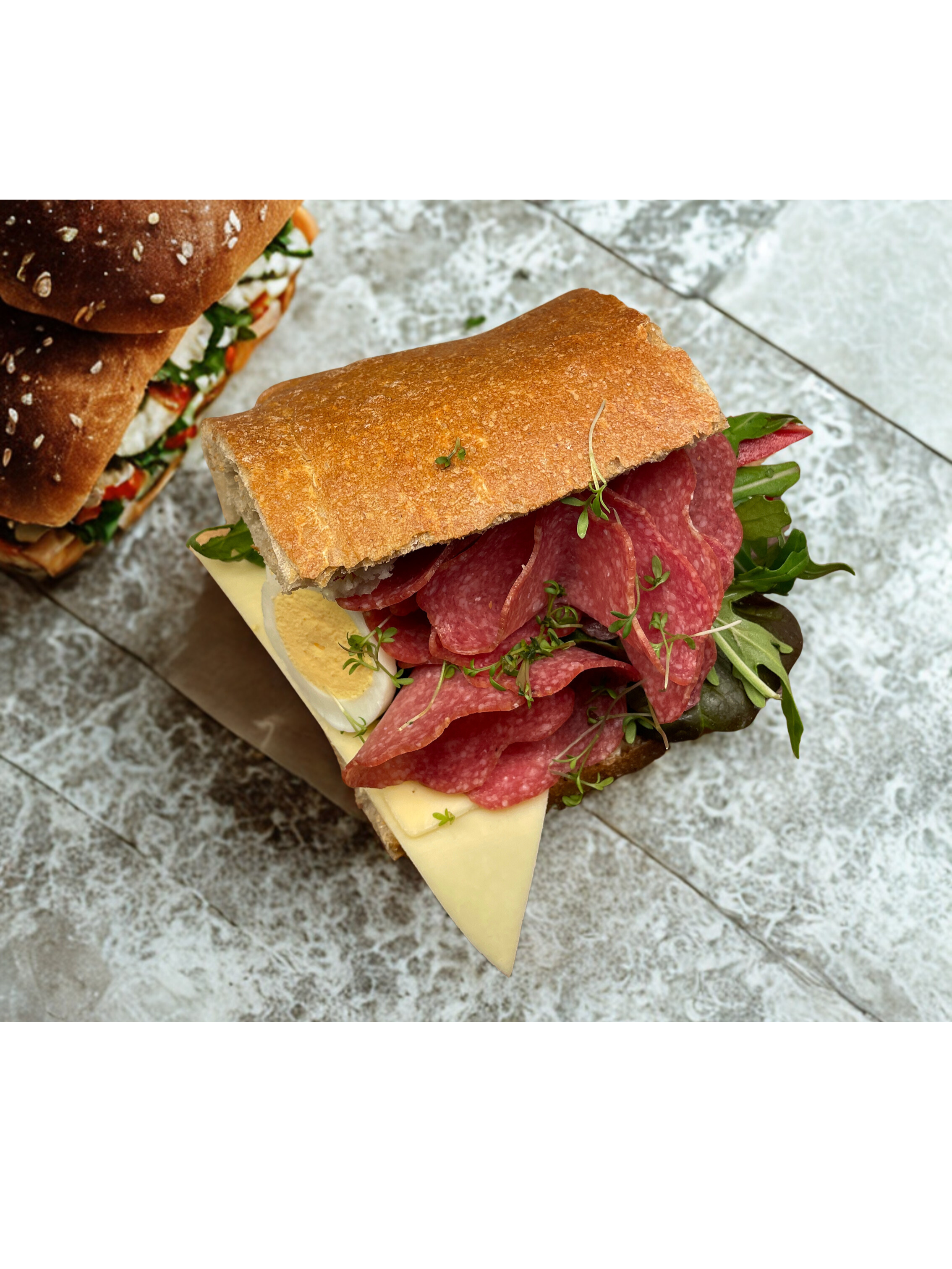 Arranged Food and Objects