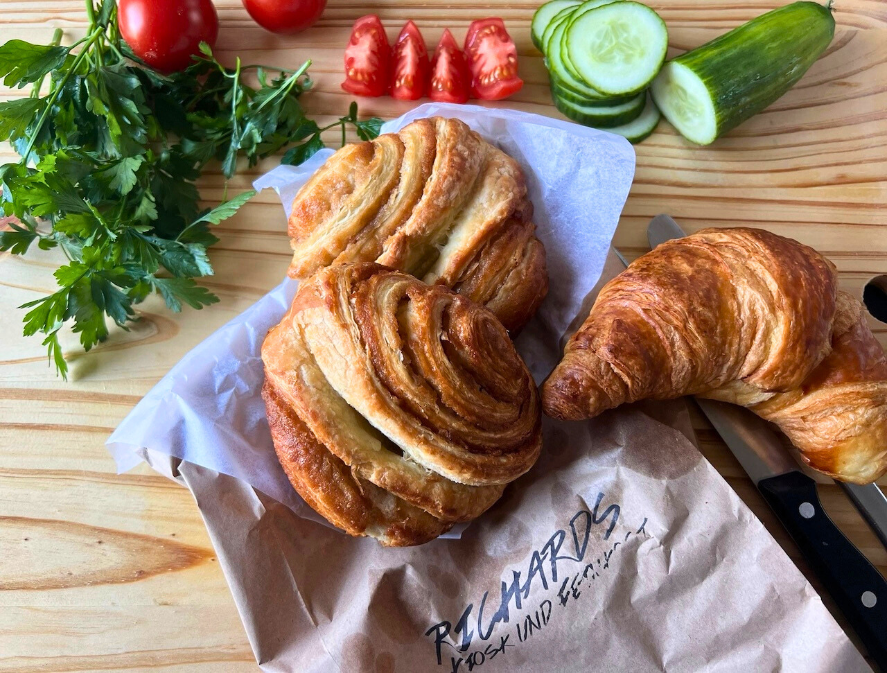 Arranged Food and Objects